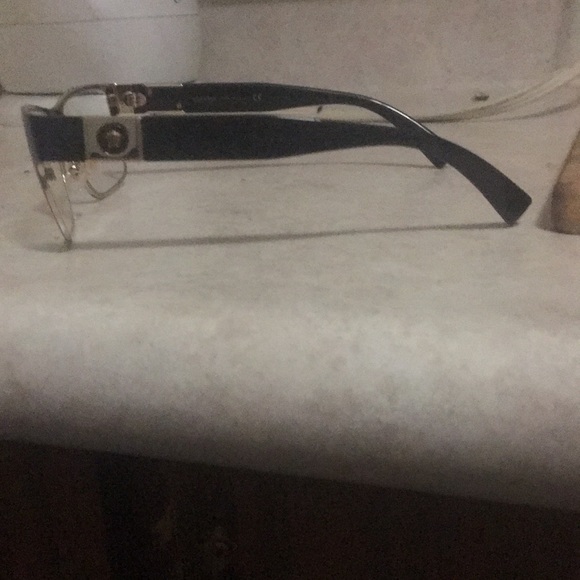 Men’s Versace glasses black gold blue frame. - Picture 2 of 4